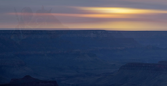 Grand Canyon north rim (art) (30x60)